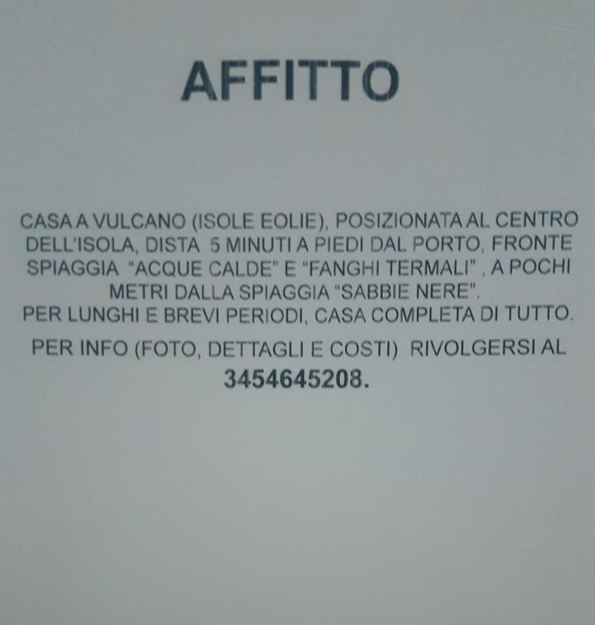 Casa Sofia Villa Vulcano  Eksteriør bilde